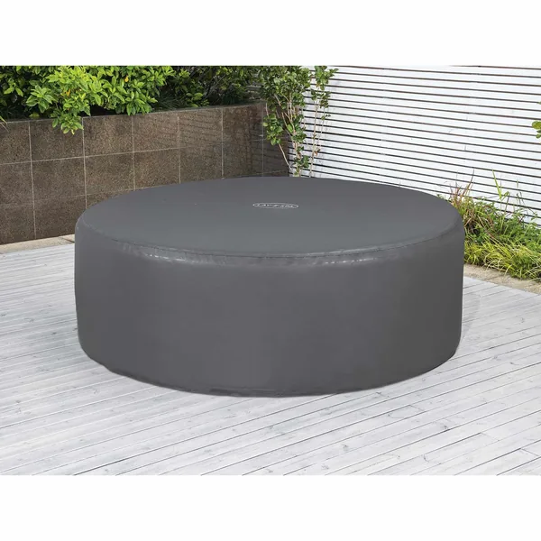 Bestway Housse Gris Ø196 x 71 cm PVC et POM