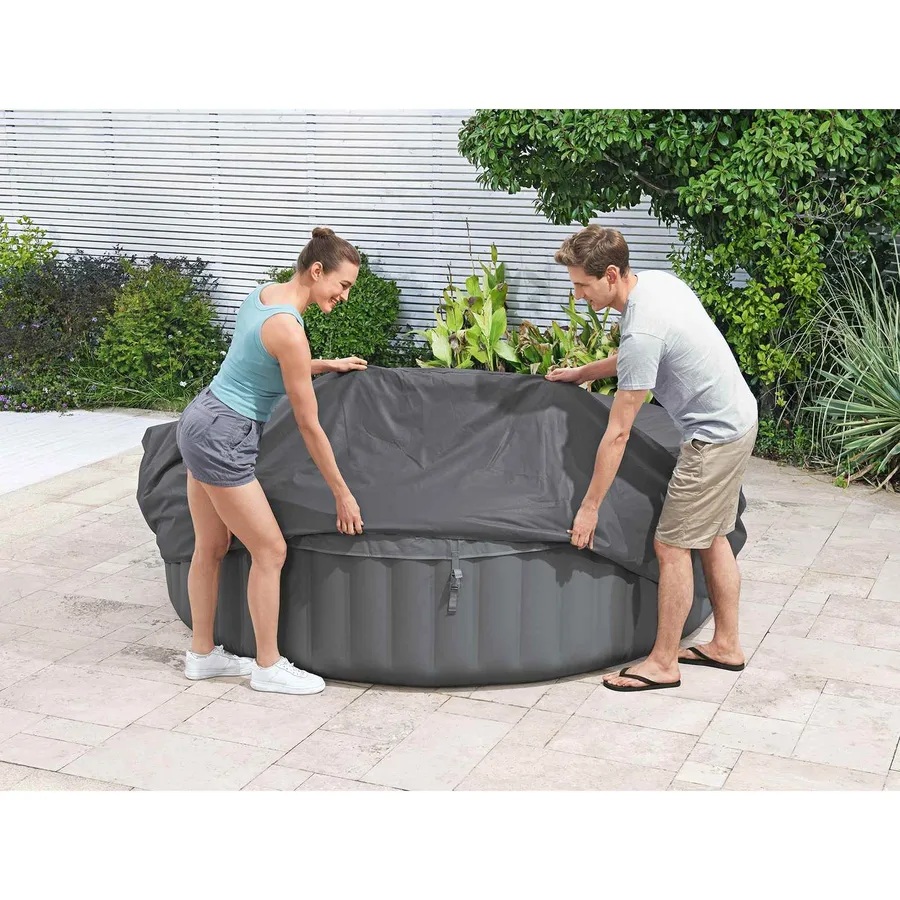 Bestway Housse Gris Ø236 x 71 cm PVC et POM - 4