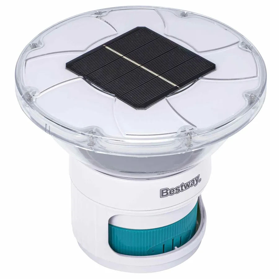 Bestway Lumière solaire flottante Blanc Ø 7,6 cm PC et ABS - 10