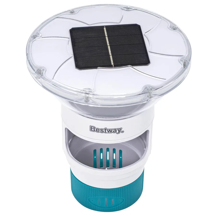 Bestway Lumière solaire flottante Blanc Ø 7,6 cm PC et ABS - 12