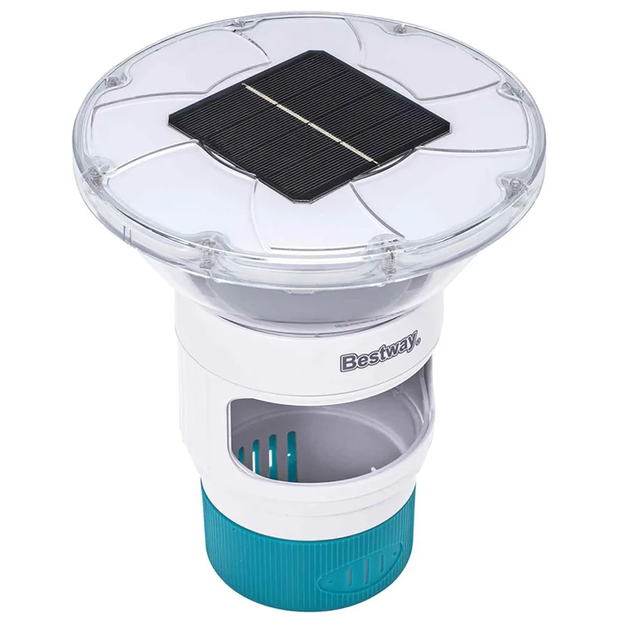 Bestway Lumière solaire flottante Blanc Ø 7,6 cm PC et ABS - 13
