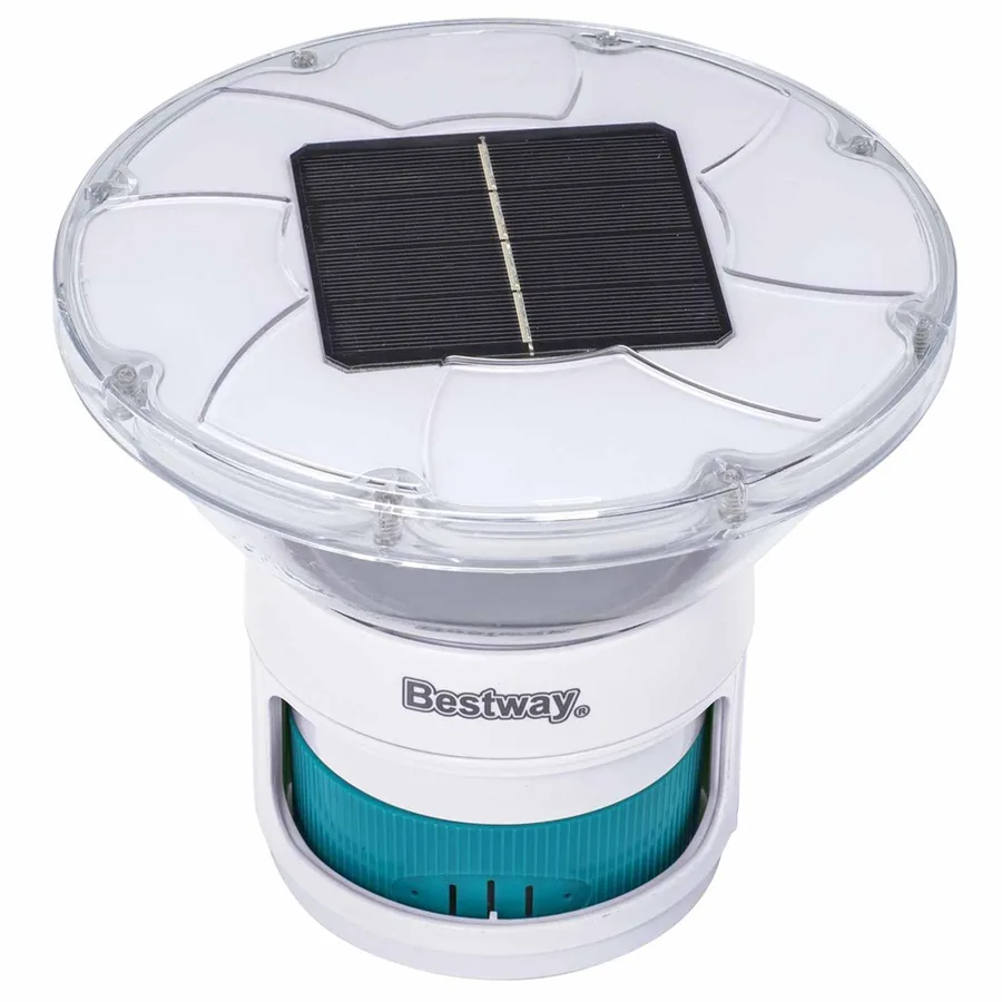 Bestway Lumière solaire flottante Blanc Ø 7,6 cm PC et ABS - 9