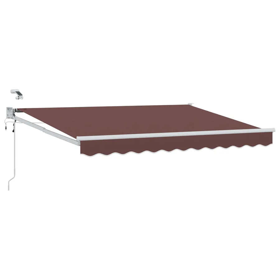 Auvent rétractable électrique Marron 3 x 2 m - 2