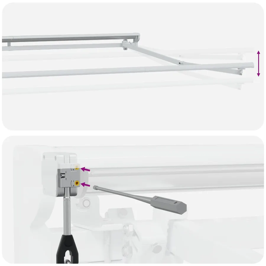 Auvent rétractable électrique Marron et blanc 4,5 × 3,5 m - 13