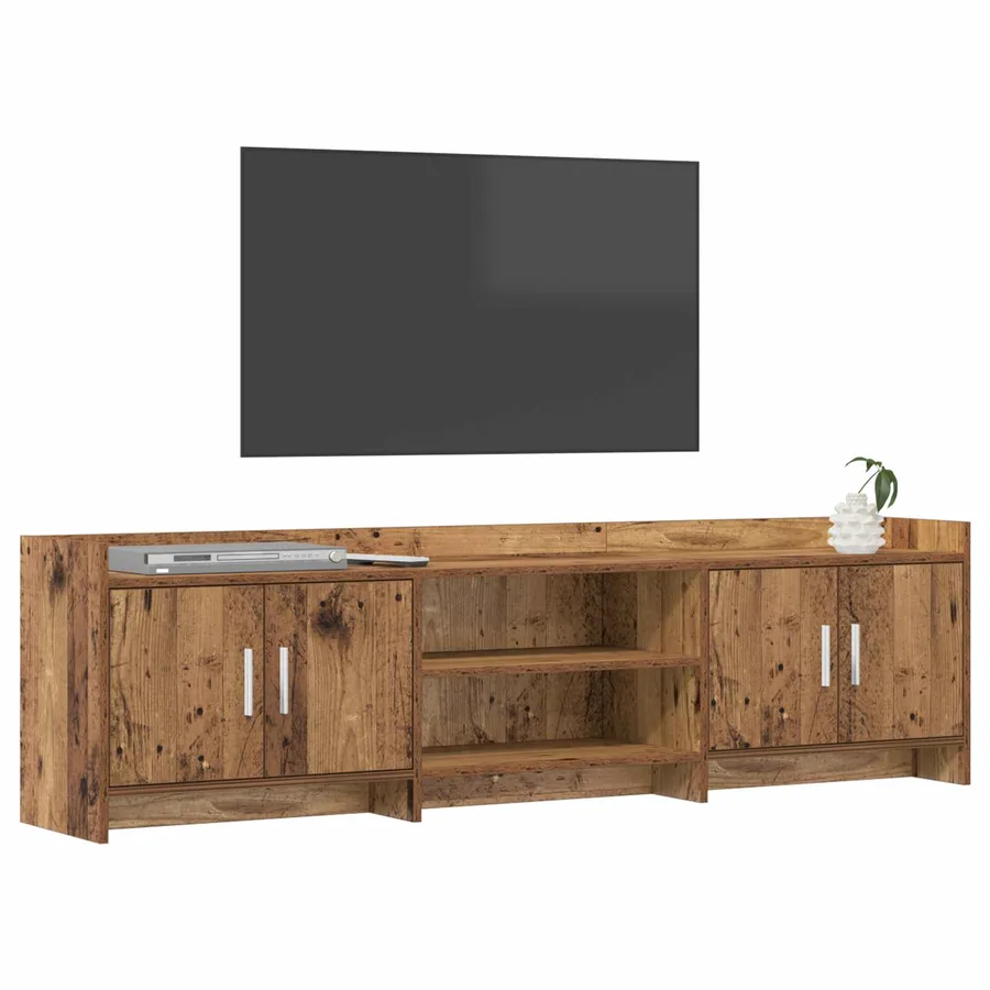 Meuble TV 168 x 33 x 47 cm Bois ancien Bois d'ingénierie - 3