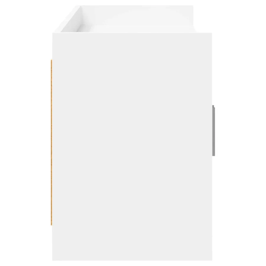 Meuble TV 168 x 33 x 47 cm Blanc Bois d'ingénierie - 6