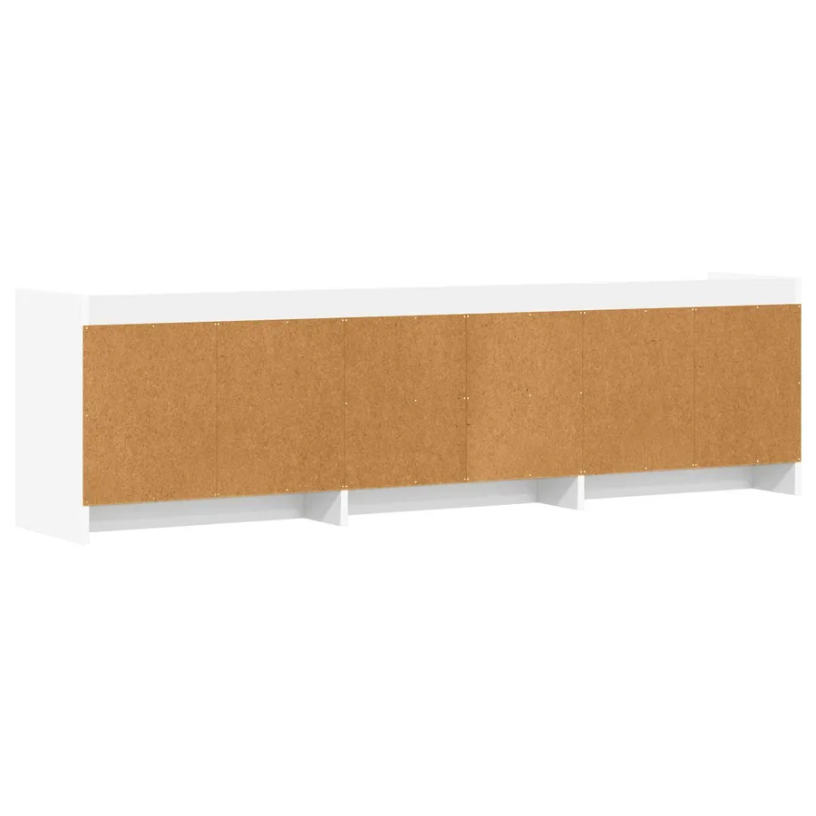 Meuble TV 168 x 33 x 47 cm Blanc Bois d'ingénierie - 7