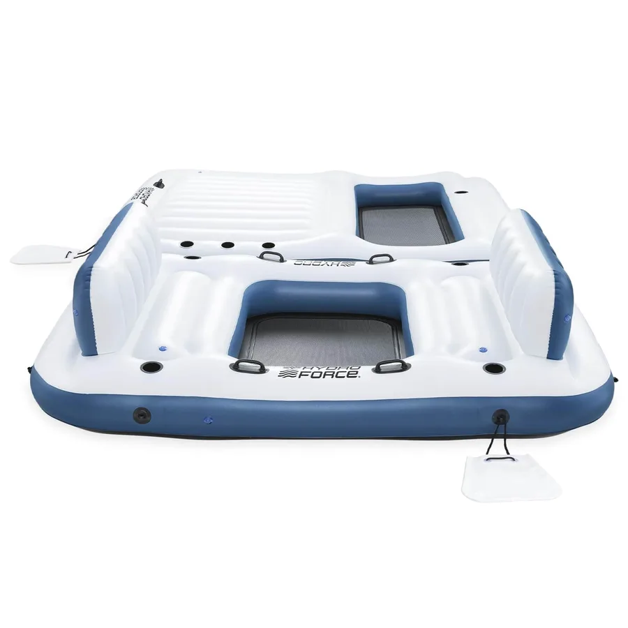Bestway Île flottante Hydro-Force 2 pcs Blanc et bleu PVC - 11