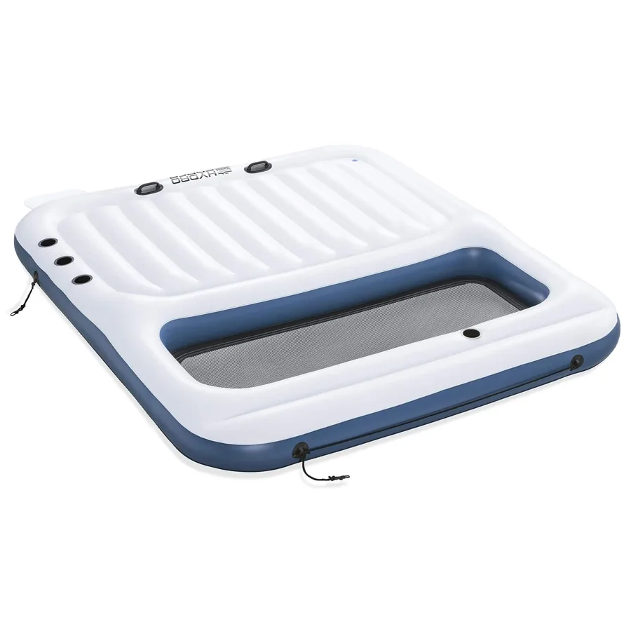Bestway Île flottante Hydro-Force 2 pcs Blanc et bleu PVC - 9