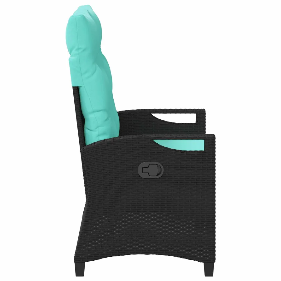 Banc de jardin avec oreiller 105 x 60 x 112 cm acier - 5