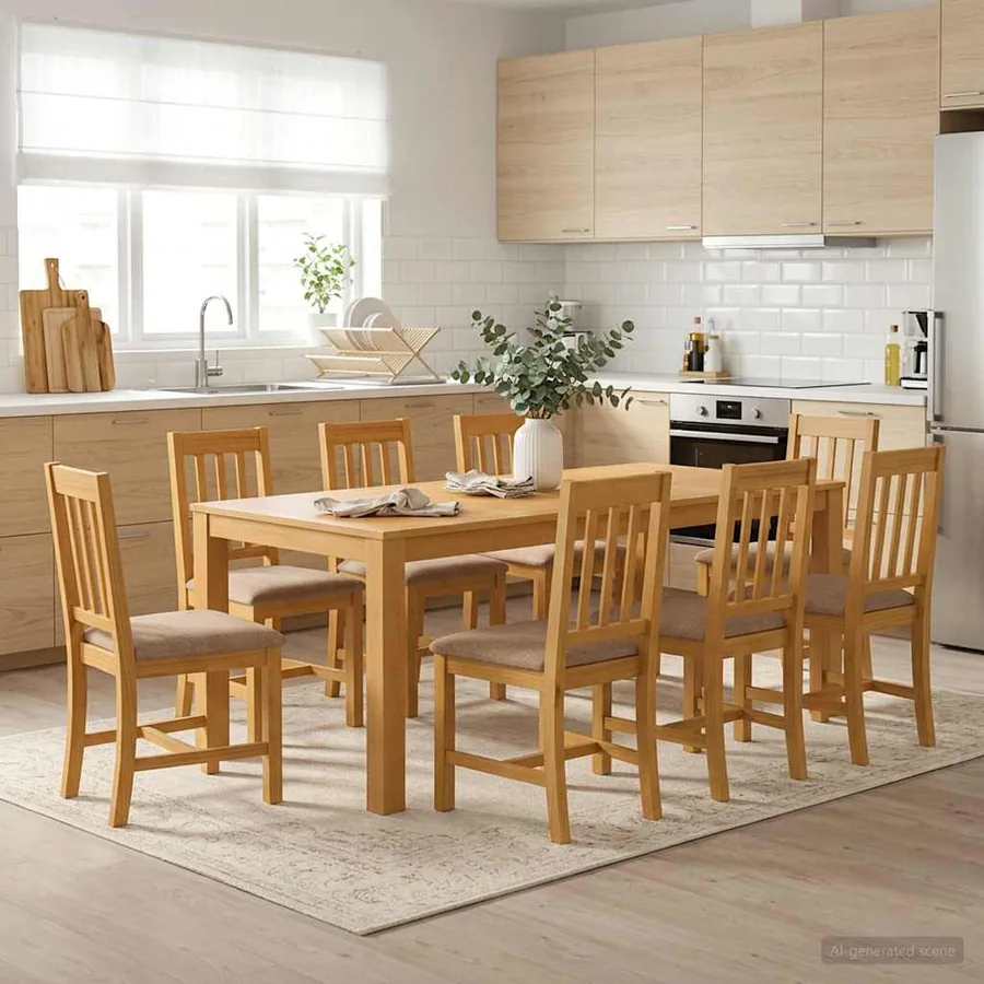 Table de salle à manger / Table de repas 200 x 100 x 75 cm