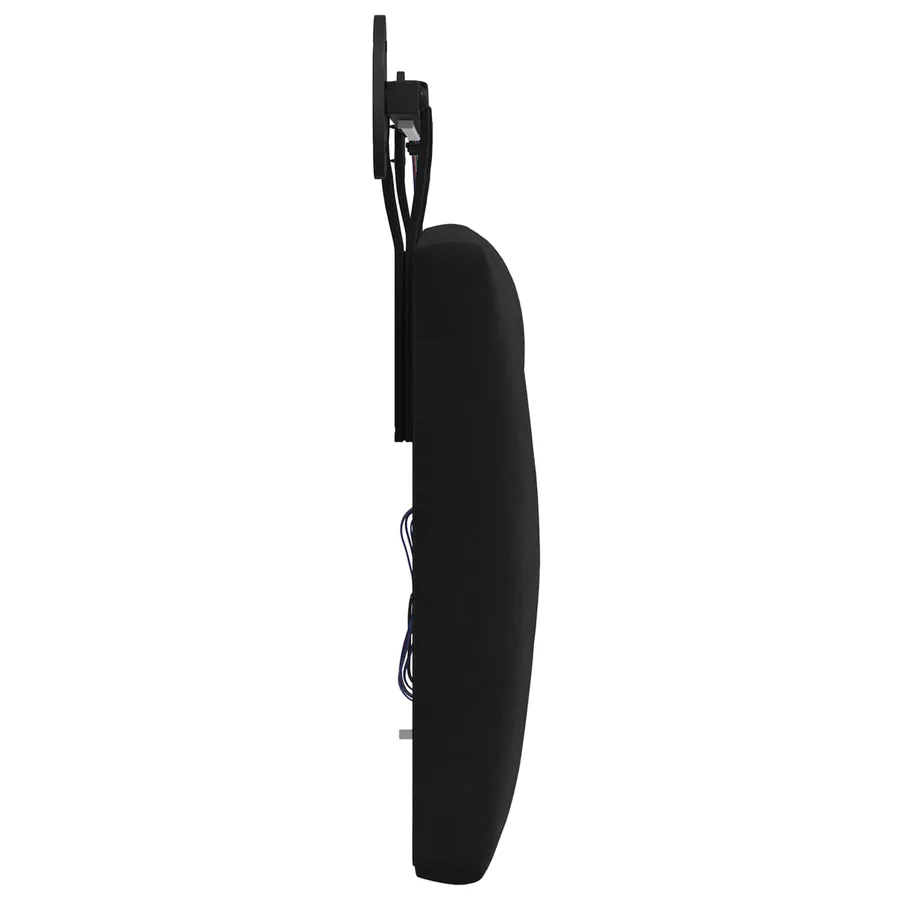 Tête de lit suspendue Avec lumière LED Noir Velours - 7
