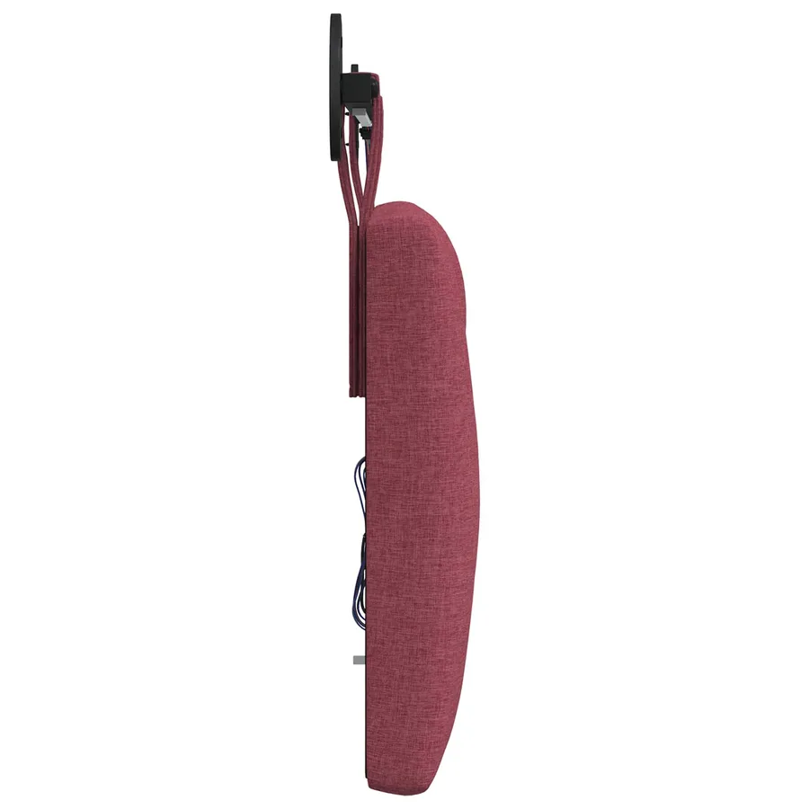 Tête de lit suspendue Avec lumière LED Bordeaux Tissu - 7