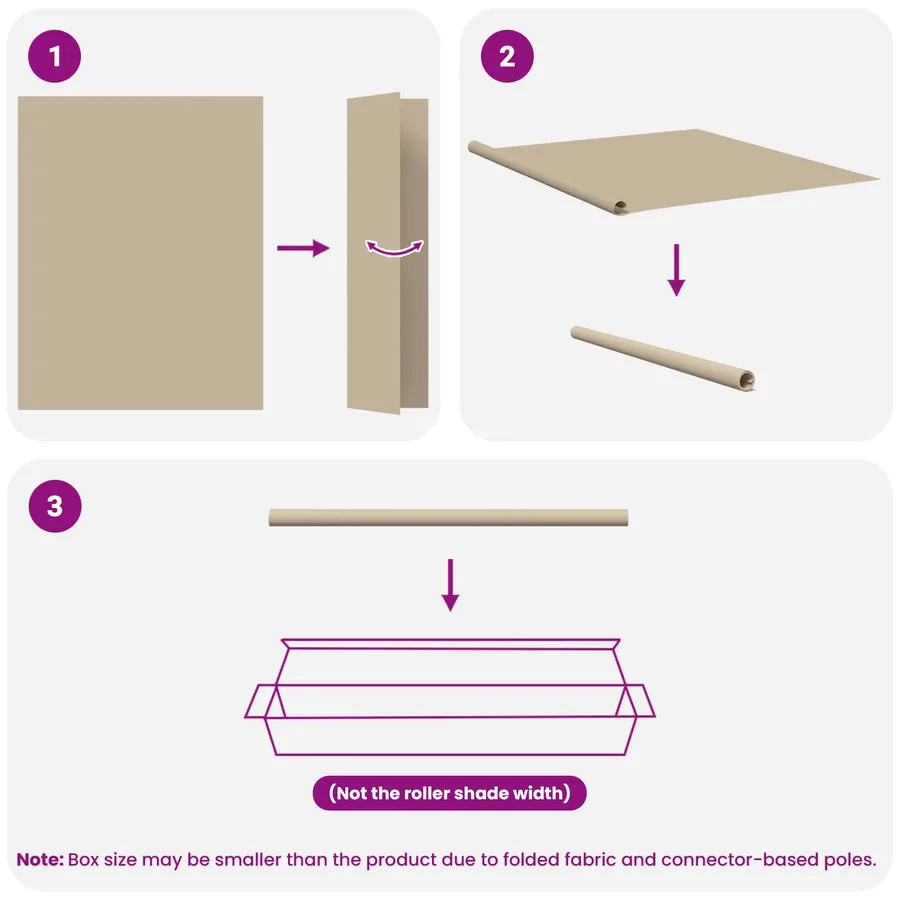 Store roulant extérieur protection UV Beige Polyester - 16