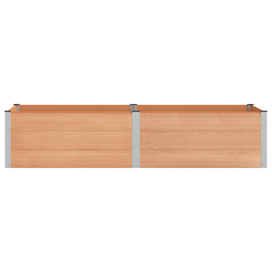 Jardinière surélevée Marron 250 x 100 x 54 cm - 3