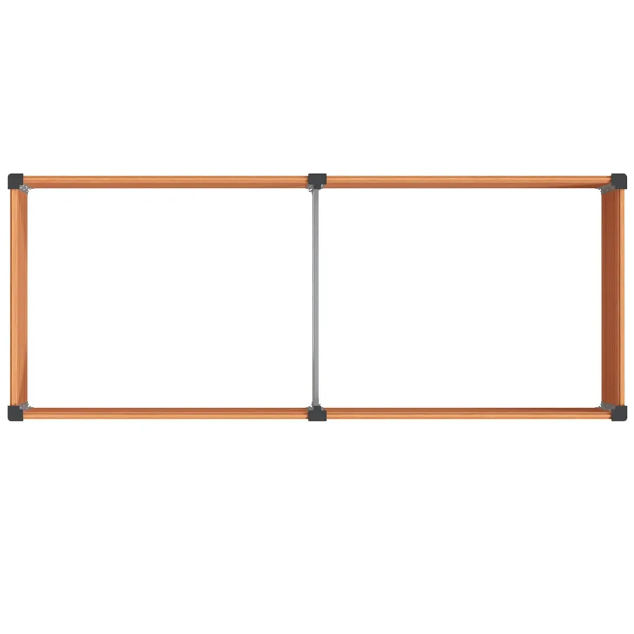 Jardinière surélevée Marron 250 x 100 x 54 cm - 5