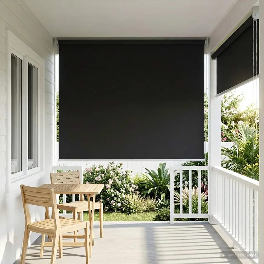 Store roulant extérieur protection UV Anthracite Polyester