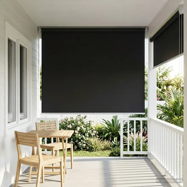 Store roulant extérieur protection UV Anthracite Polyester
