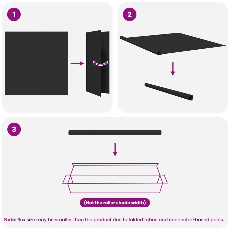 Store roulant extérieur protection UV Anthracite Polyester - 15