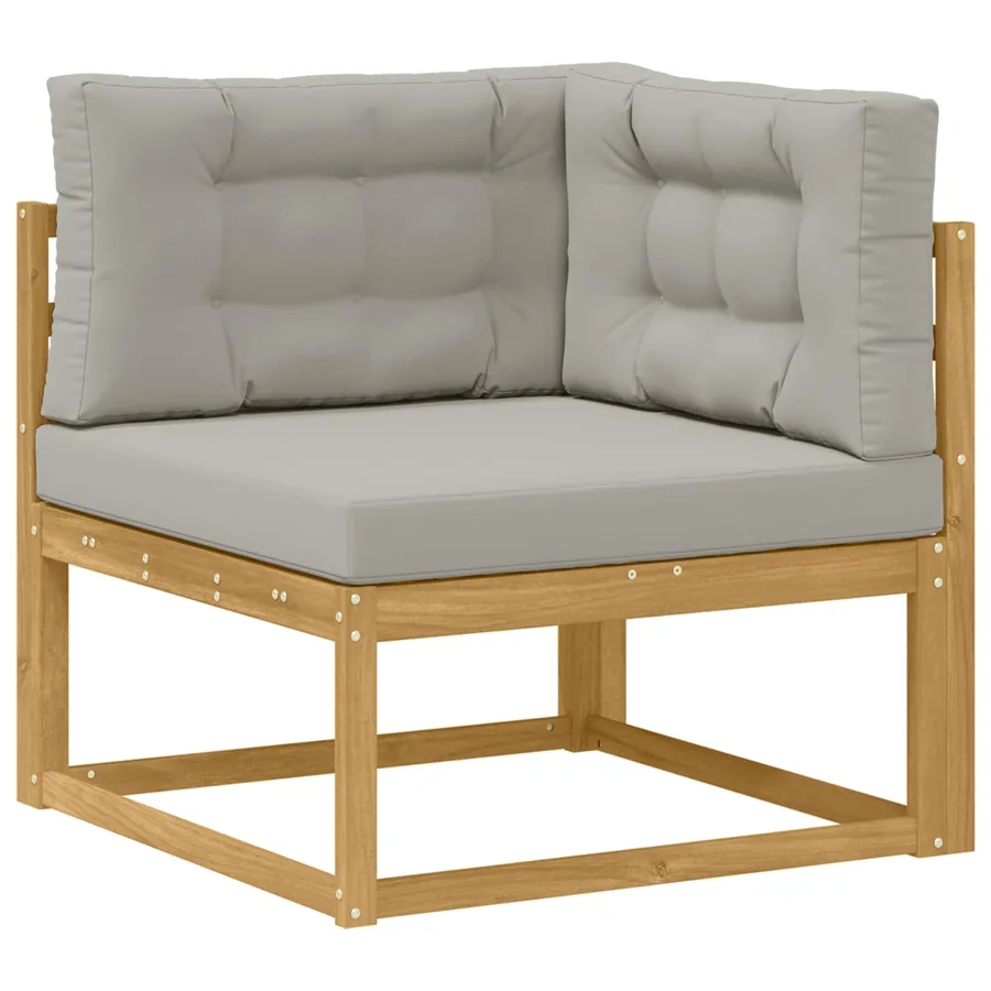 Canapé d'angle extérieur Polyester Blanc - 2