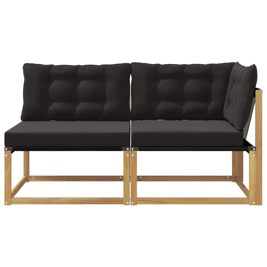 Unité de canapé sectionnel Blanc 162,5 x 83 x 73 cm - 5