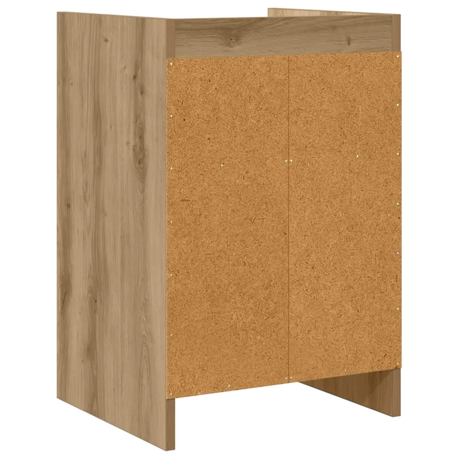 Tables de chevet Chêne artisanal 40 x 36 x 60 cm - 6