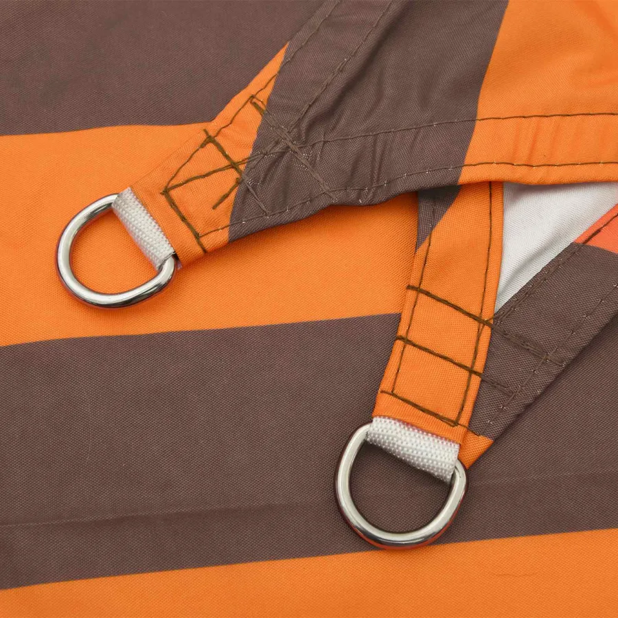 Voile d'ombre Orange et marron 4,5 x 2 m 100 % polyester Oxford - 5