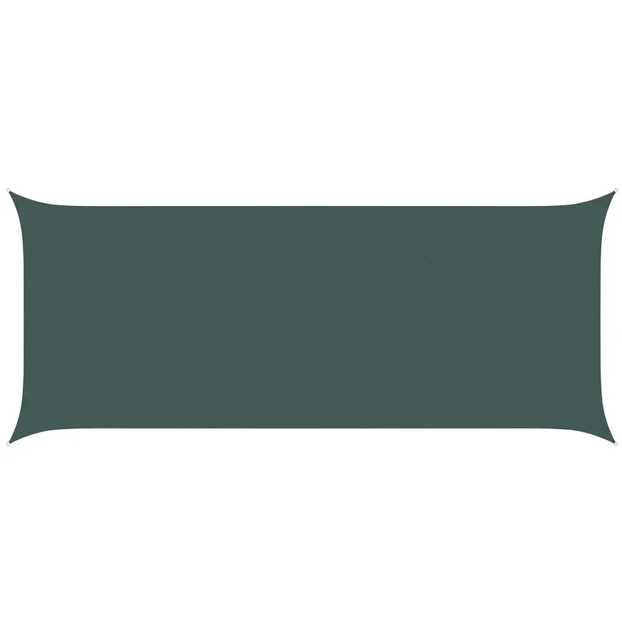 Voile d'ombre Vert foncé 6 x 2,5 m 100 % polyester Oxford - 2