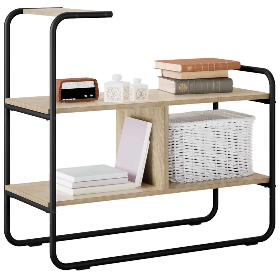 Table console Chêne Sonoma 80 x 35 x 75 cm Bois d'ingénierie - 3