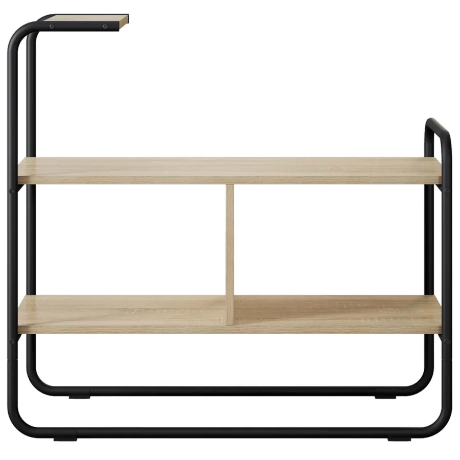 Table console Chêne Sonoma 80 x 35 x 75 cm Bois d'ingénierie - 4