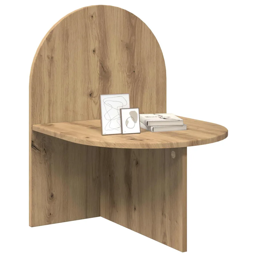 Table de chevet 2 pc Chêne artisanal 48 x 49 x 65 cm - 3