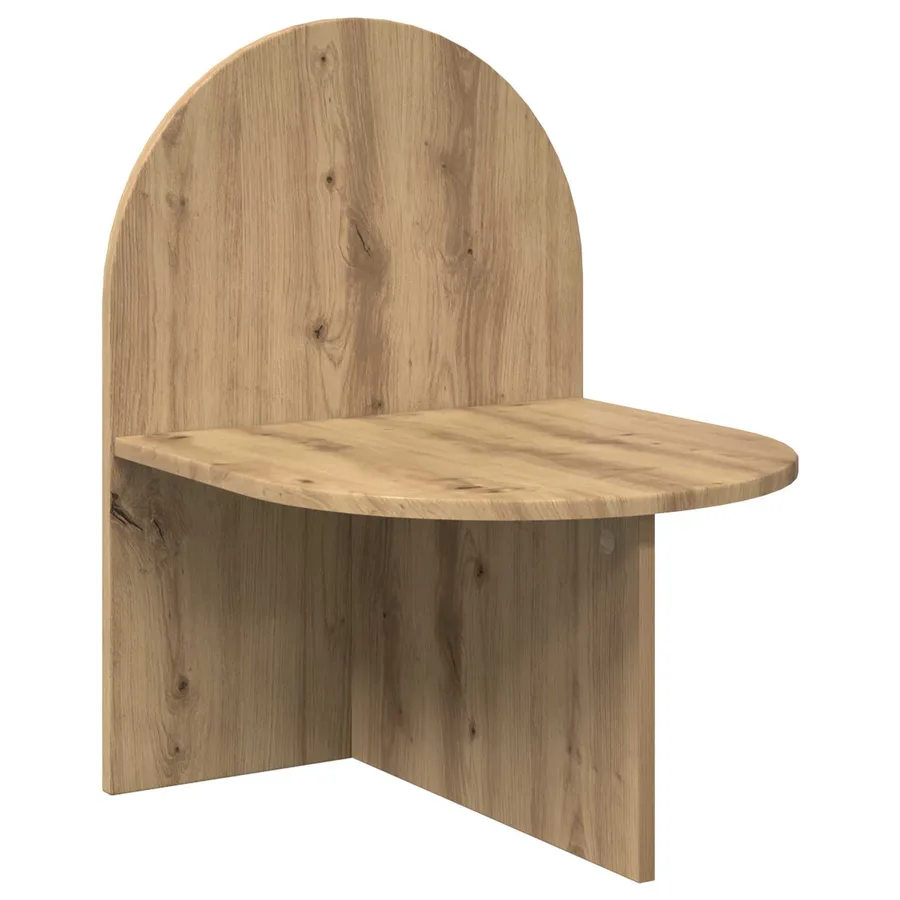 Table de chevet 2 pc Chêne artisanal 48 x 49 x 65 cm - 5