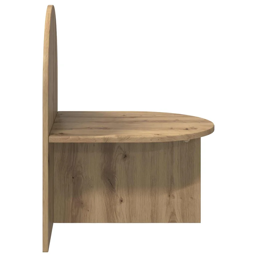 Table de chevet 2 pc Chêne artisanal 48 x 49 x 65 cm - 7