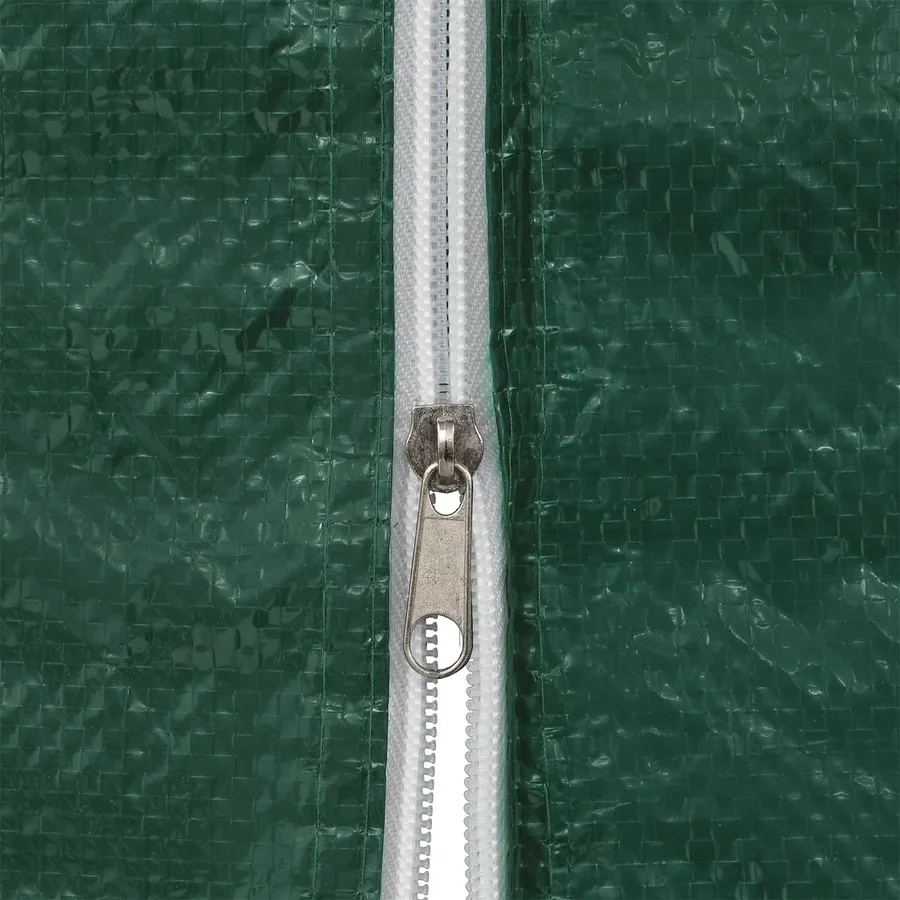 Mur de tente de fête 2 pcs Vert 400 x 195 cm PE et acier - 4