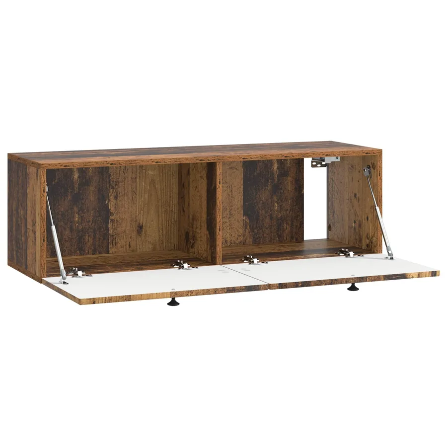 Meuble TV mural Bois ancien 98 x 31 x 30 cm Bois d'ingénierie - 5