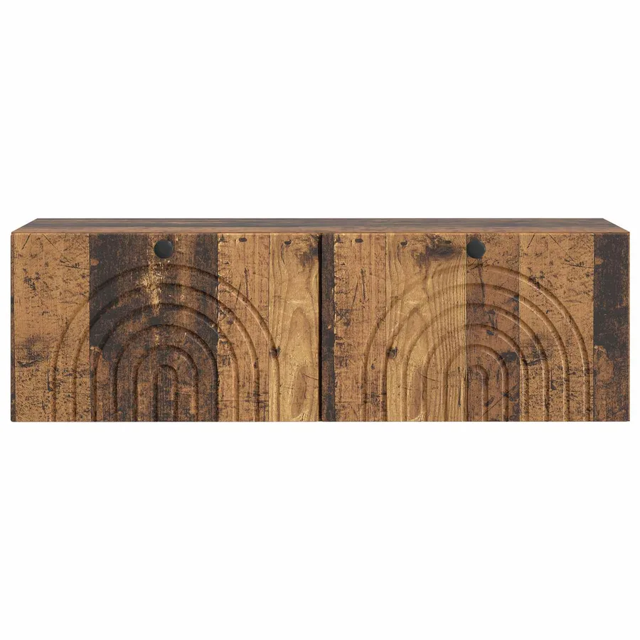 Meuble TV mural Bois ancien 98 x 31 x 30 cm Bois d'ingénierie - 6