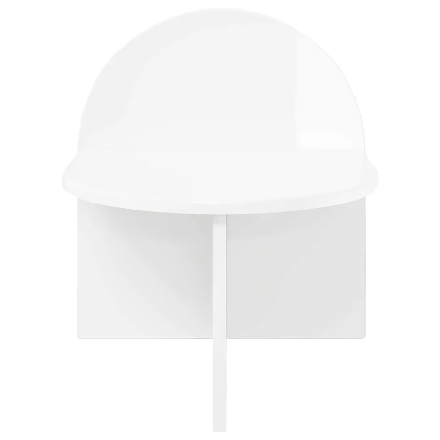 Table de chevet Blanc brillant 40 x 35,5 x 45,5 cm - 4