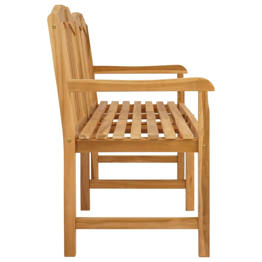 Banc en Bois Sculpté en Rose 155 x 60 x 94 cm Naturel - 5