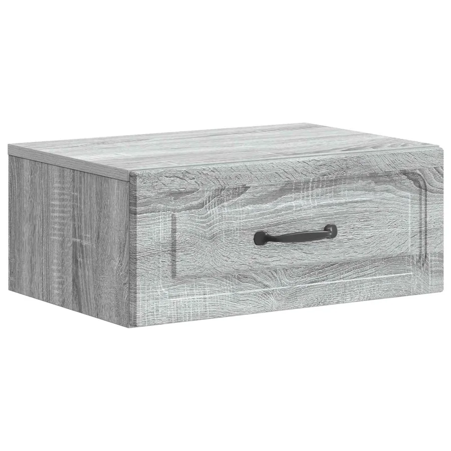 Cabinet de chevet mural 2 pcs Sonoma gris 49 x 34,5 x 20 cm - 5