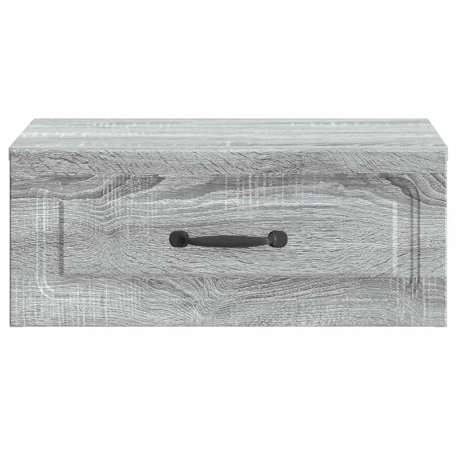 Cabinet de chevet mural 2 pcs Sonoma gris 49 x 34,5 x 20 cm - 7