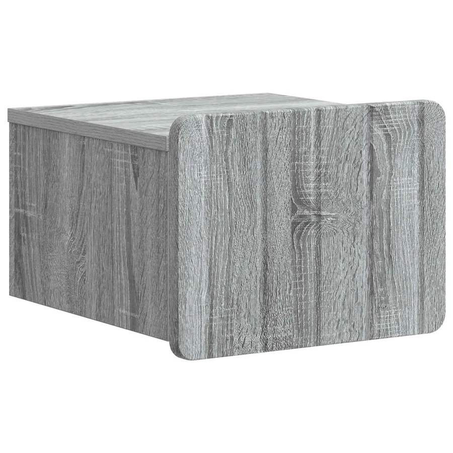 Cabinet de chevet mural 2 pcs Sonoma gris 33 x 34,5 x 24 cm - 5