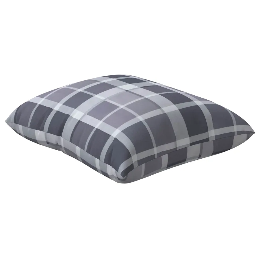 Coussin d'extérieur 4 pcs Carreaux Grisel 60 x 60 cm Tissu - 4