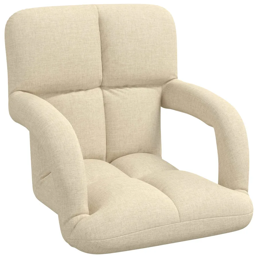 Chaise de sol réglable avec accoudoir - 2