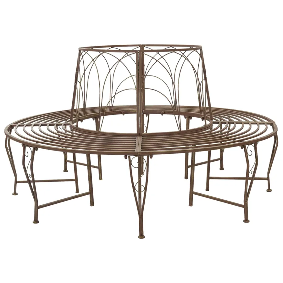 Banc d'Arbre 8-Nombre de places Ø 160 x 89 cm Acier