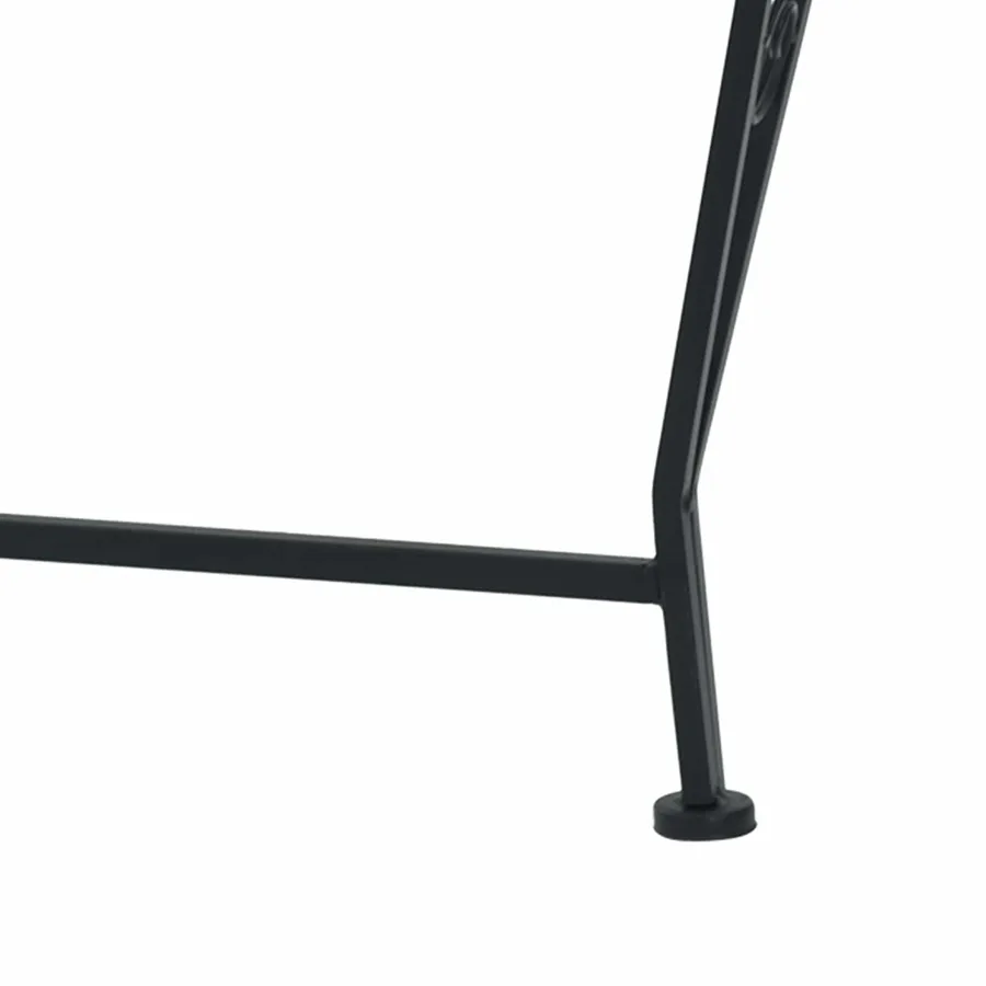 Banc d'Arbre Ø 160 x 89 cm Acier Noir Rond - 3