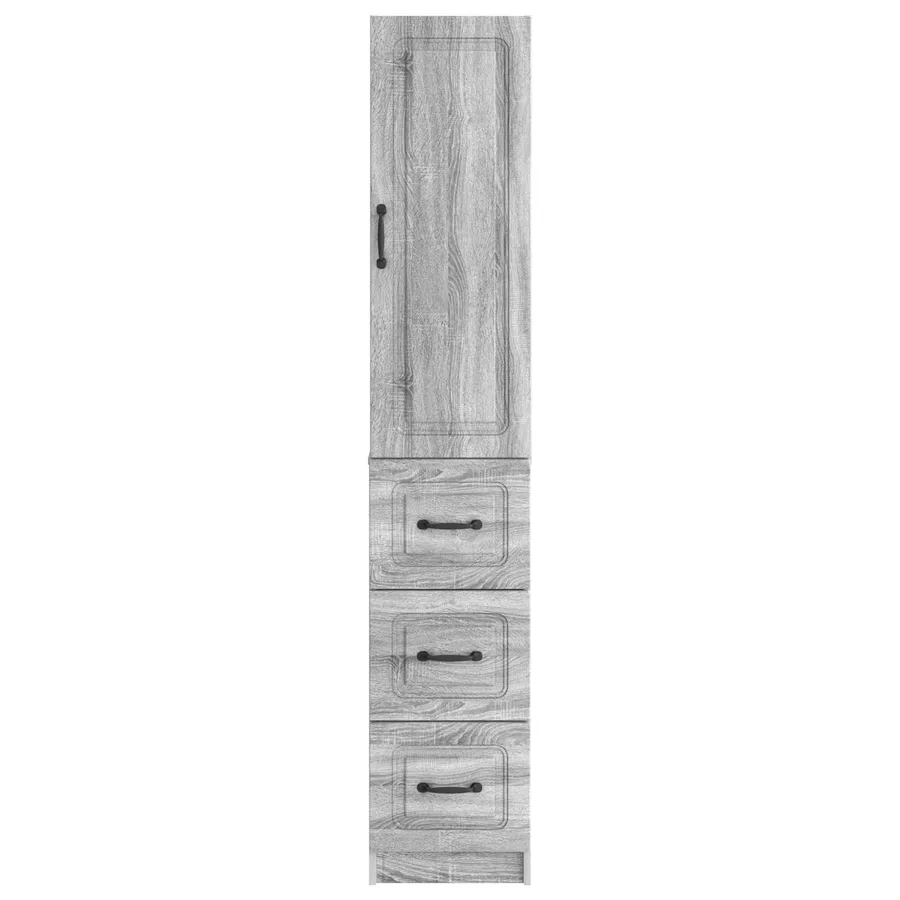 Ensemble de Meubles 2 pcs Sonoma gris 33 x 34,5 x 87 cm - 5