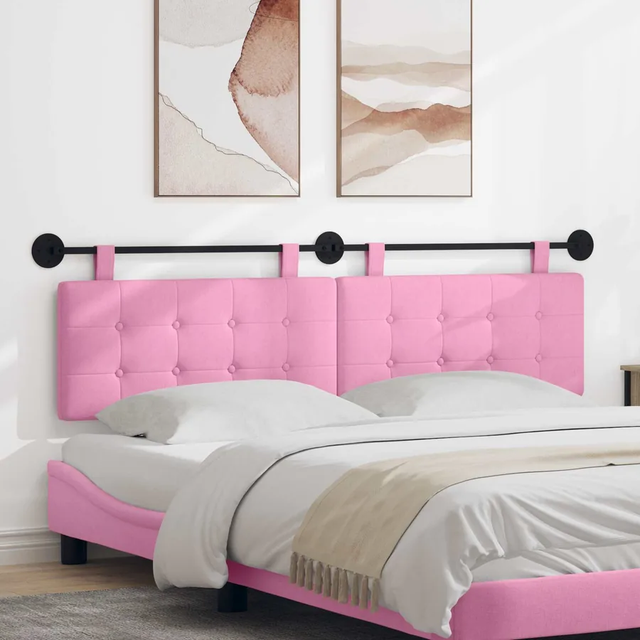 Tête de lit suspendue tissu