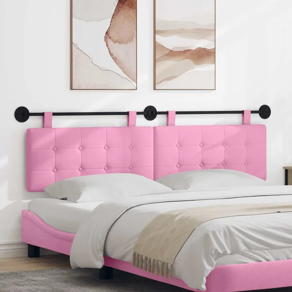 Tête de lit suspendue tissu
