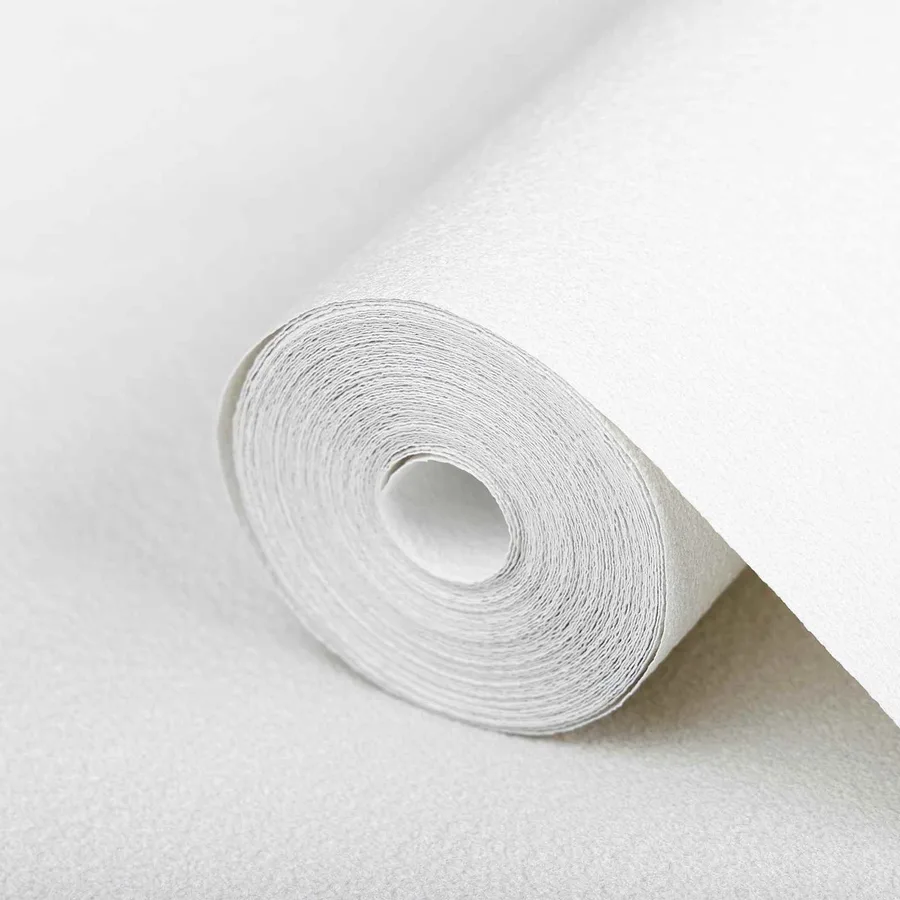 Papier peint 3D Solide Beige clair 10 x 0,53 m Tissu non tissé - 4