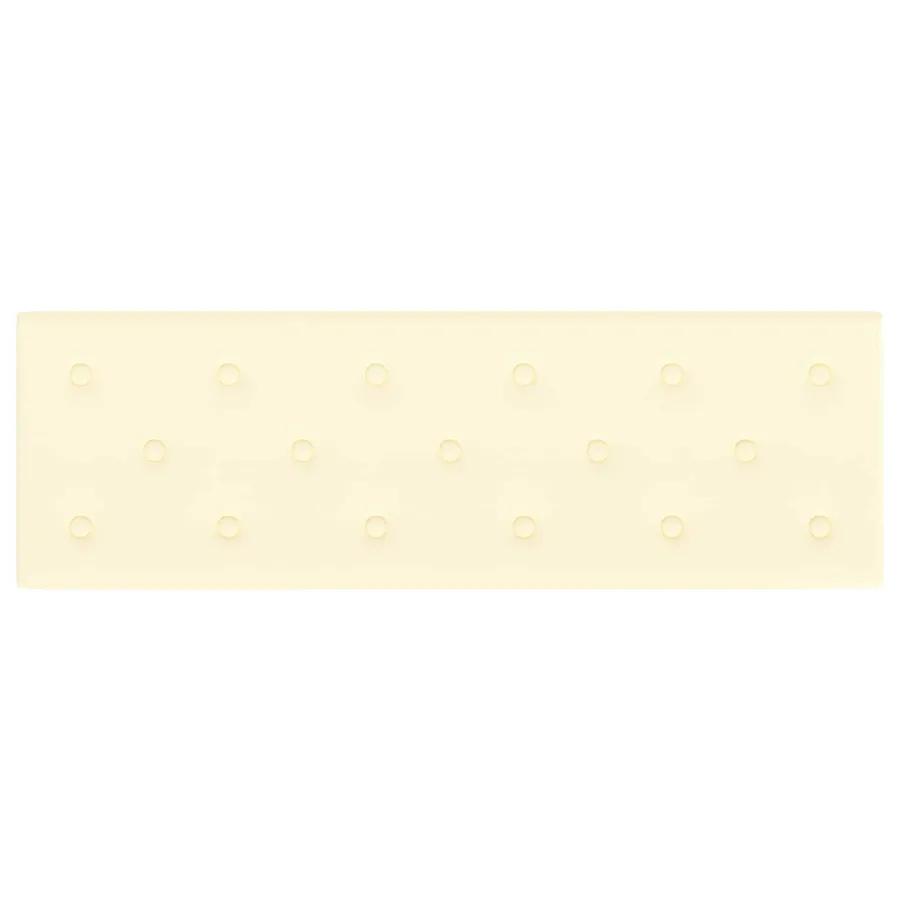Tête de lit murale 12 pcs Crème 90 x 30 cm Simili cuir - 4